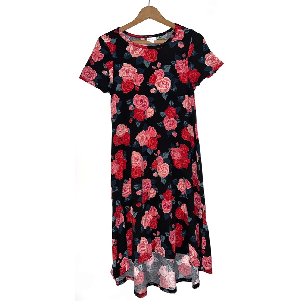 Lularoe XS Carly- high low floral dress
